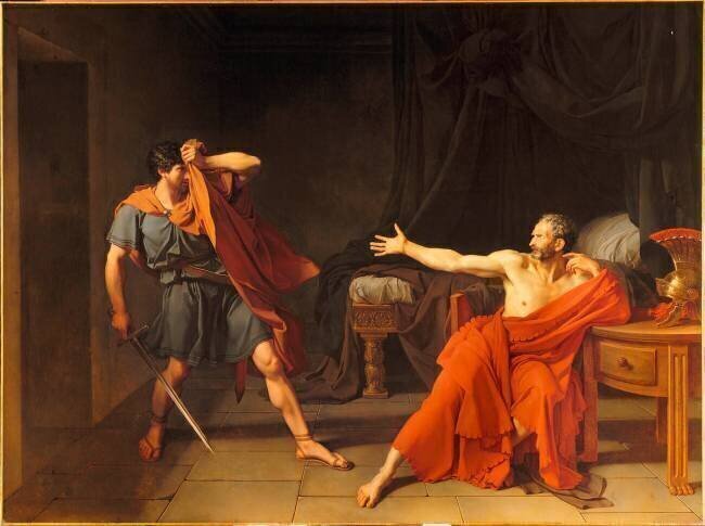 Marius prisonnier à Minturnes (Plutarque, Vie de Marius) Jean-Germain Drouais