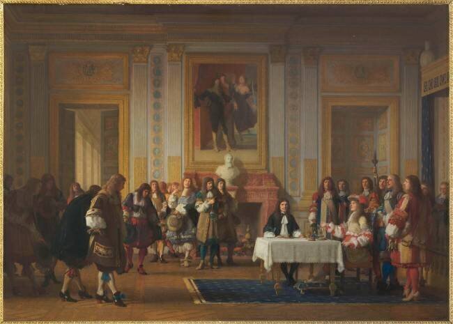 Molière reçu par Louis XIV Jean Hégesippe Vetter
