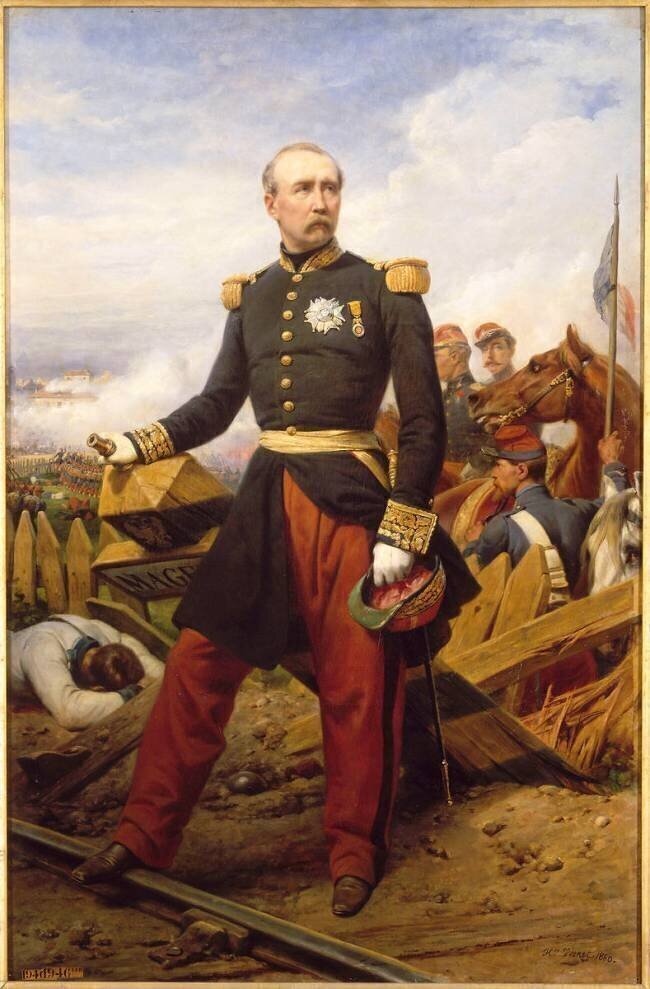 Patrice de Mac-Mahon (1808-1893), duc de Magenta, maréchal de France en 1859 Horace Vernet