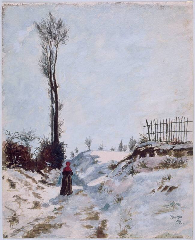 Paysage de neige Paul van Ryssel