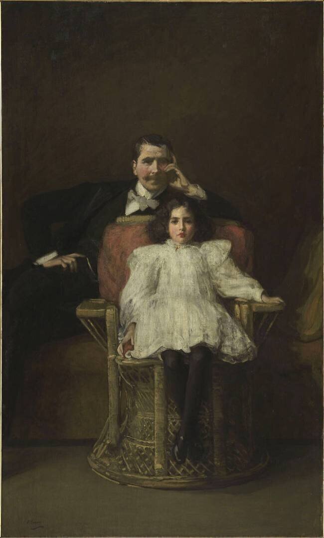 Père et fille John Lavery