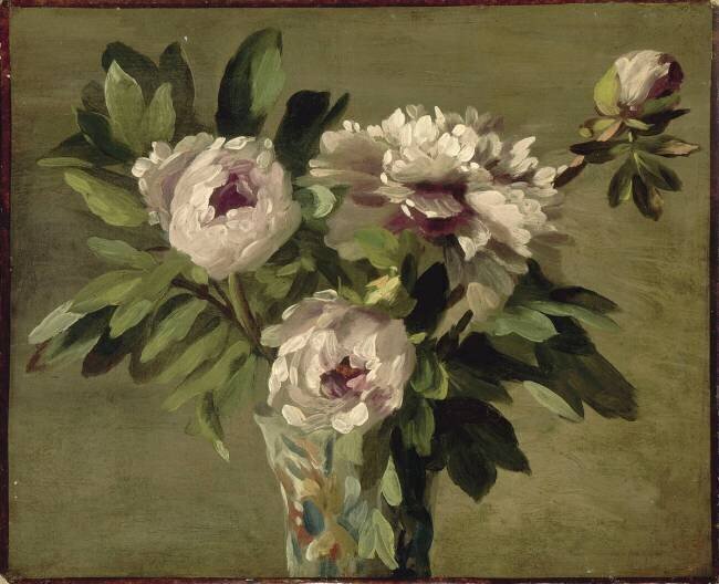 Pivoines blanches Ernest Laurent