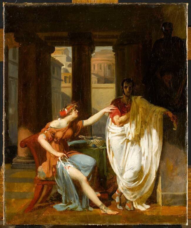 Porcia et Brutus Félix Auvray