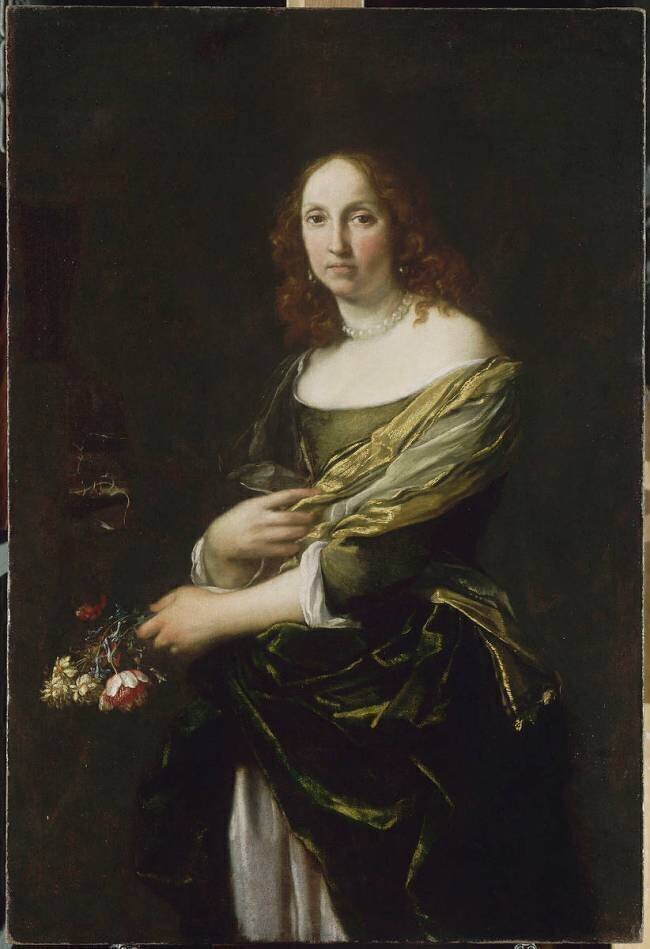 Portrait de femme dit jadis Portrait de madame de Longueville anonyme