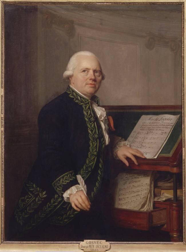 Portrait de François Joseph Gossec (1734-1829) Antoine Vestier