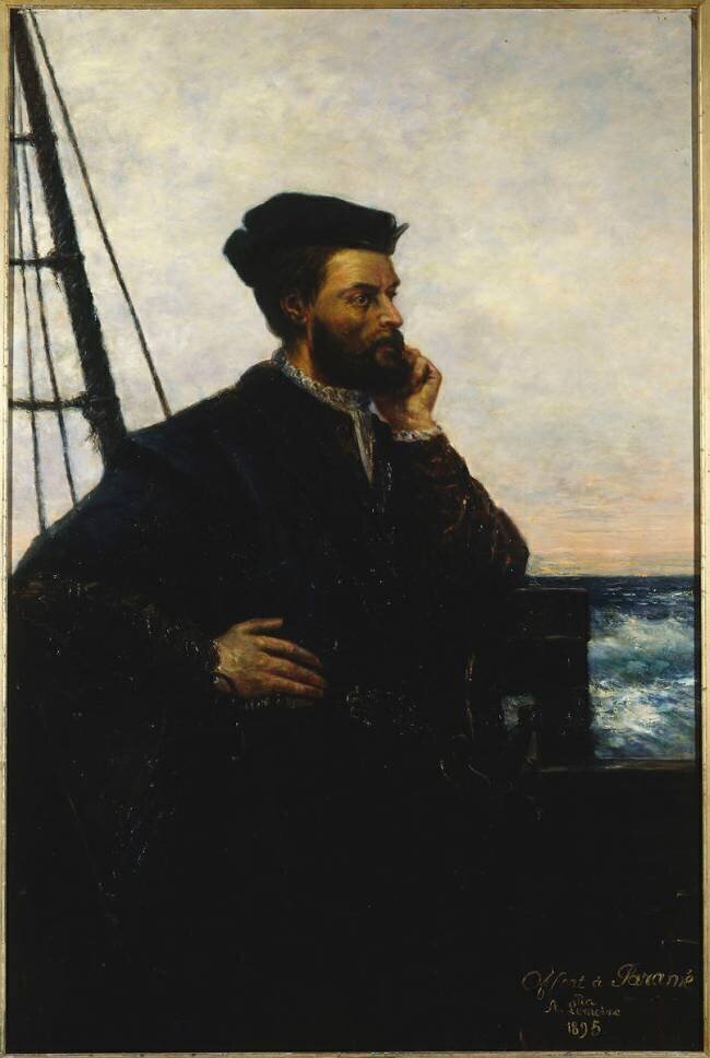 Portrait de Jacques Cartier Auguste-Charles Lemoine
