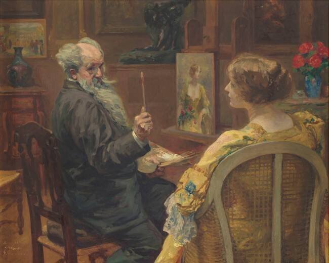 Portrait de J.J. Weerts Charles Paul Renouard