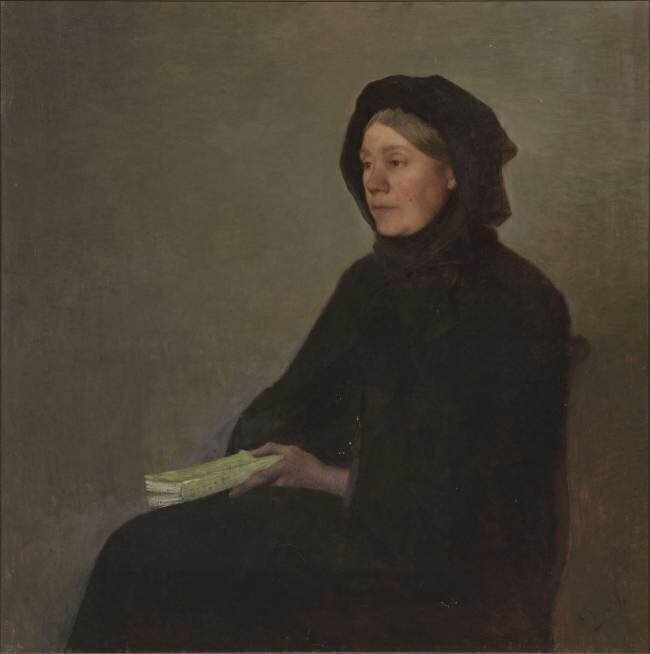 Portrait de la mère de l'artiste Henry Lerolle