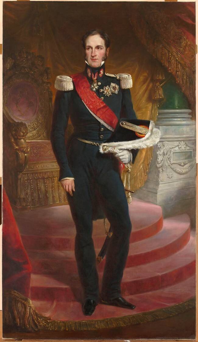 Portrait de Léopold Ier Henri Decaisne