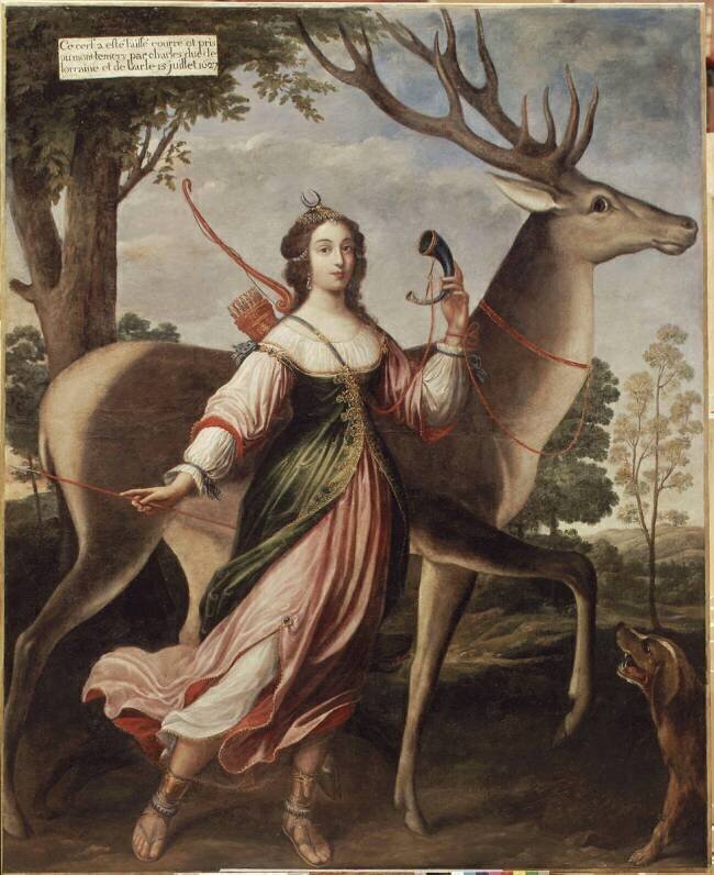 Portrait de Marie de Rohan de Montbazon, duchesse de Luynes puis de Chevreuse (1600-1679) Claude Deruet