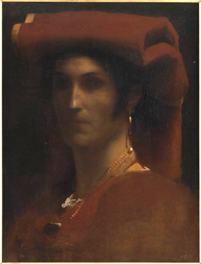 Portrait de Napolitaine Charles François Sellier