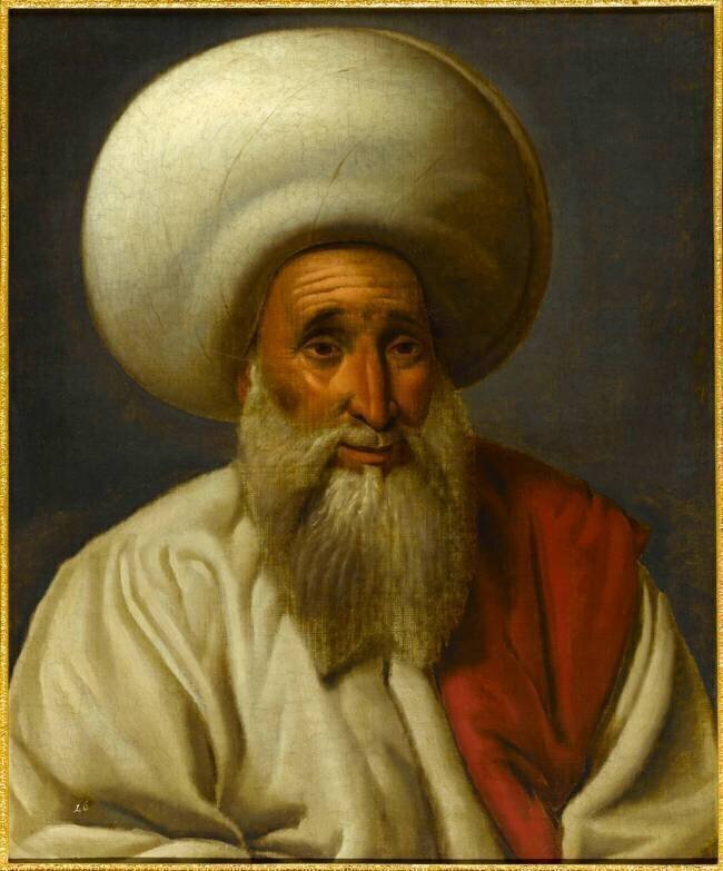 Portrait du cheikh Abdallah Al-Charkawi, président du Diwan du Caire (1740-1812) Michel Rigo