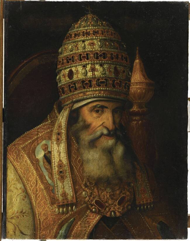 Portrait du pape Paul III Farnèse Jacopino del Conte (d'après)