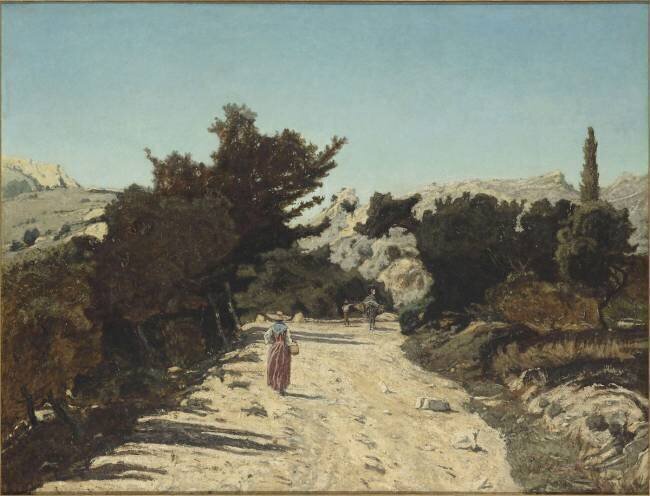 Route de la Gineste près de Marseille Paul Camille Guigou
