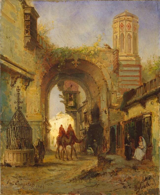 Rue à Beyrouth Louis-Amable Crapelet
