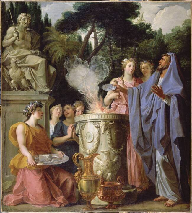 Sacrifice à Jupiter Noël-Nicolas Coypel