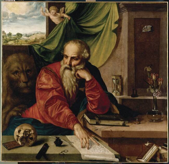 Saint Jérôme en méditation Georg Pencz
