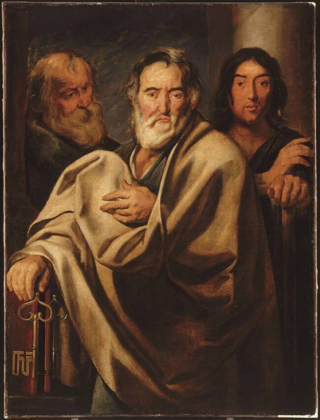 Saint Pierre et deux apôtres Jacob Jordaens