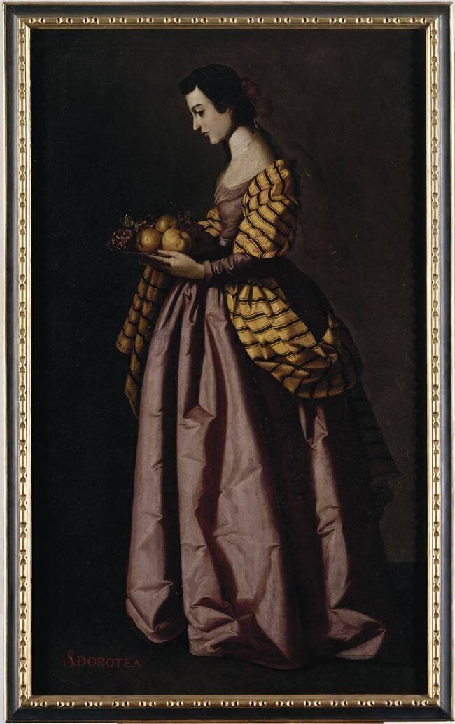 Sainte Dorothée Francisco de Zurbaran