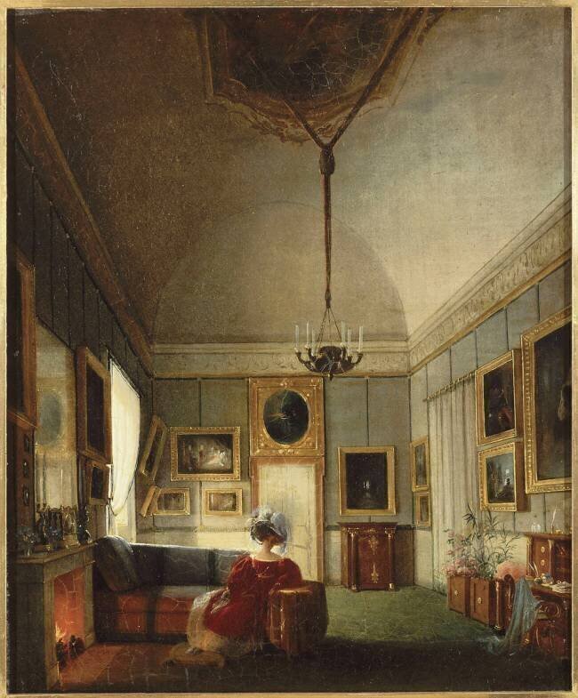 Salon de la reine Hortense au château d'Arenenberg anonyme