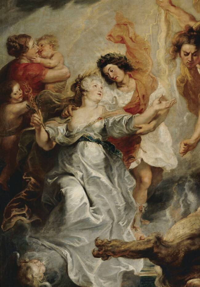 L'entrevue de Marie de Médicis et de son fils Pierre Paul Rubens