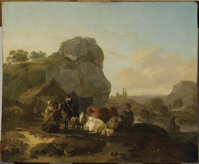 Scène paysanne Joseph Duplessis