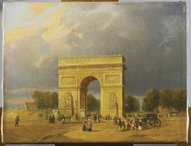 Six petites vues de Paris François Etienne Villeret