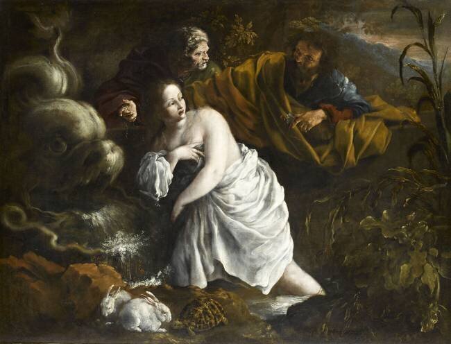 Suzanne et les vieillards Bartolomeo Guidobono