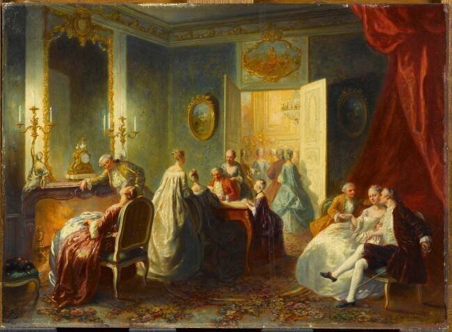 Un après-dîner au XVIIIe Auguste Couder