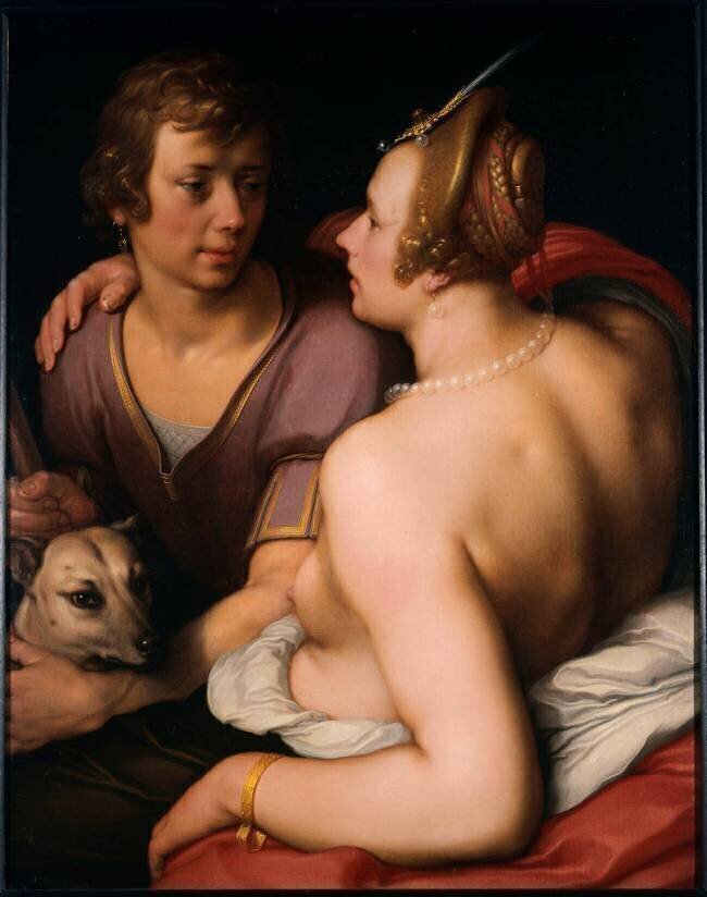Vénus et Adonis Cornelis van Haarlem