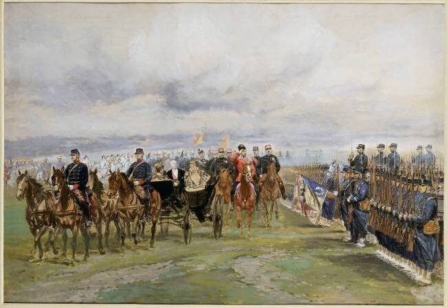Visite officielle du Tsar Nicolas II en France en 1896 Edouard Detaille