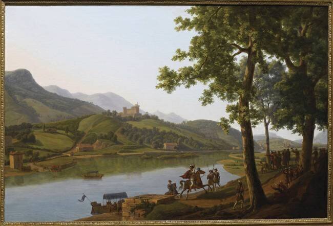 Vue de Bidasoa Alexandre-Louis Millin du Perreux