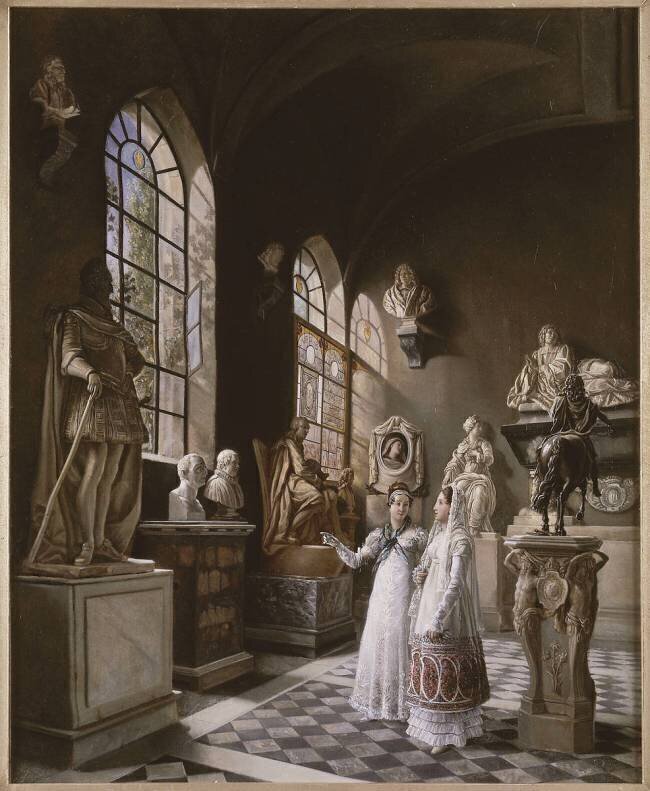 Vue de la Salle du XVIIe siècle du Musée des Monuments Français Léon Matthieu Cochereau