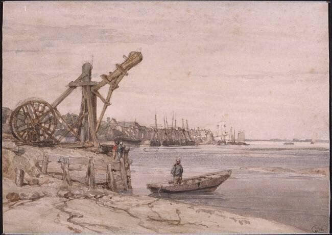 Vue d'un port anonyme