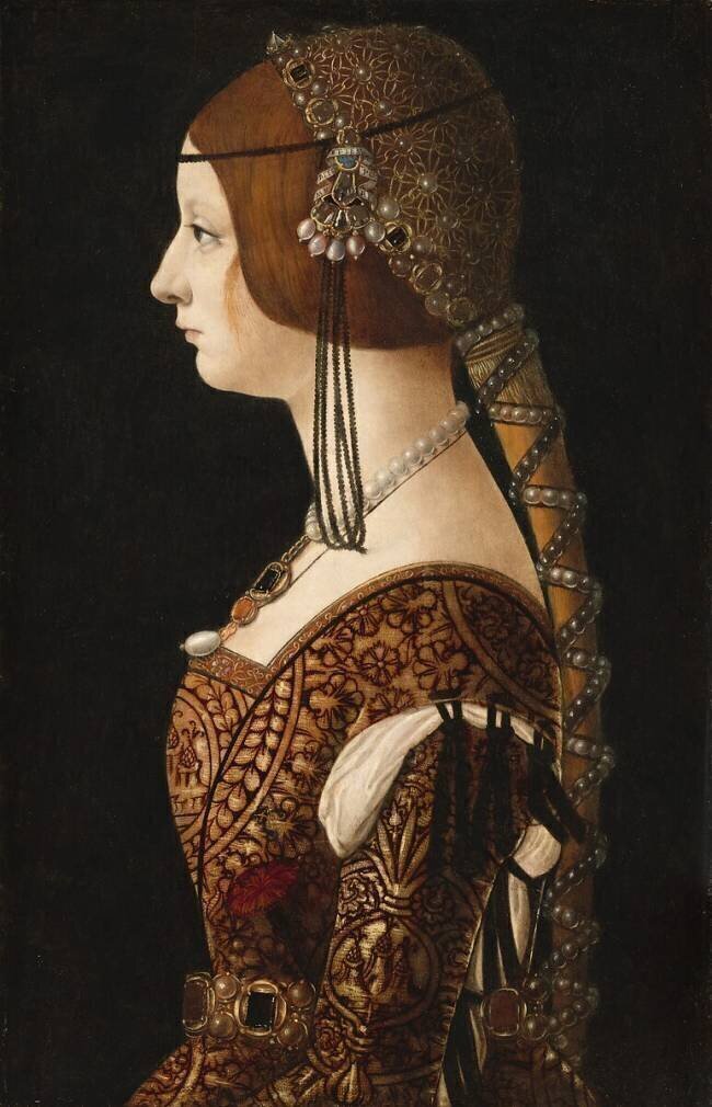 Bianca Maria Sforza Giovanni Ambrogio de Predis