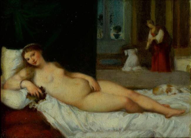 Copie d'après Titien : la Vénus du Pardo Jean-Jacques Henner