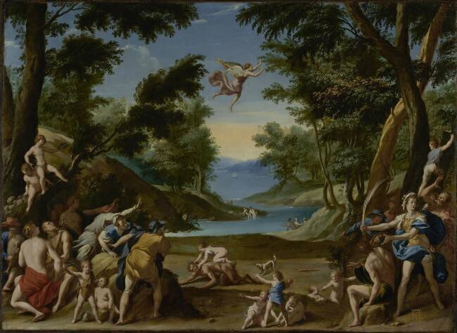 Cupidon et Pan Federico Zuccari