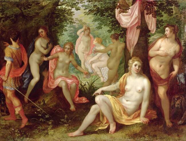 Diana et Acteon Jan Brueghel l'Ancien