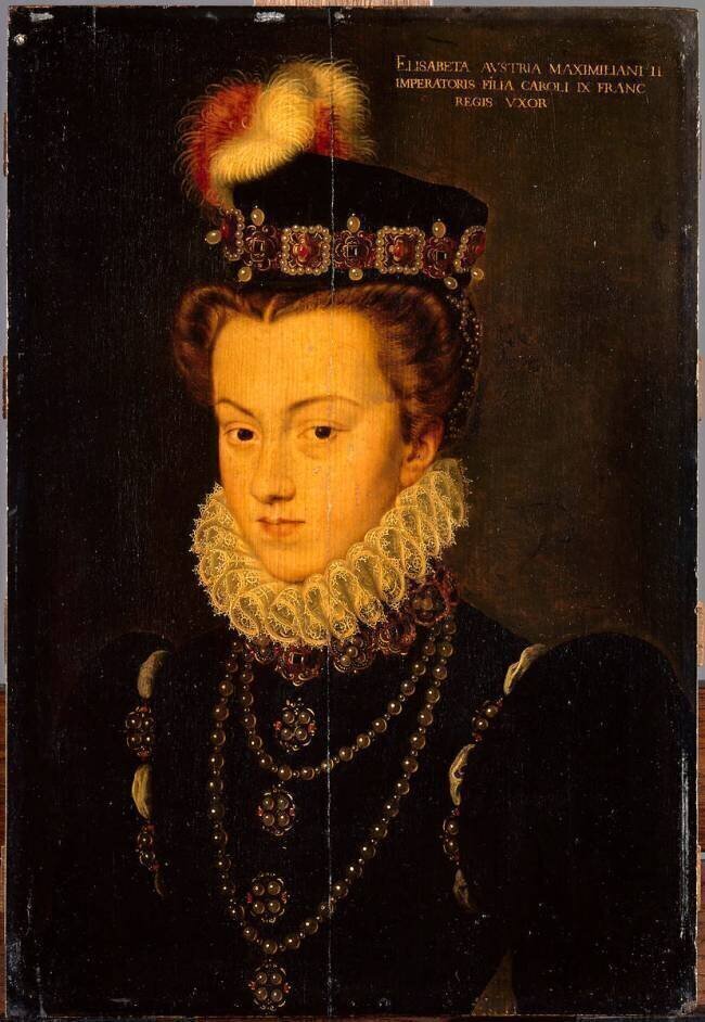 Elisabeth d'Autriche (1554-1592), reine de France François Clouet