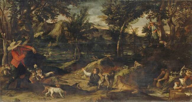 La chasse Annibale Carracci