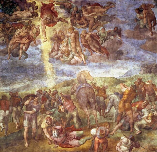 La conversion de saint Paul Michel-Ange