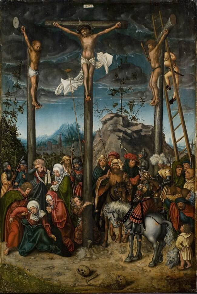 La Crucifixion Lucas Cranach l'Ancien