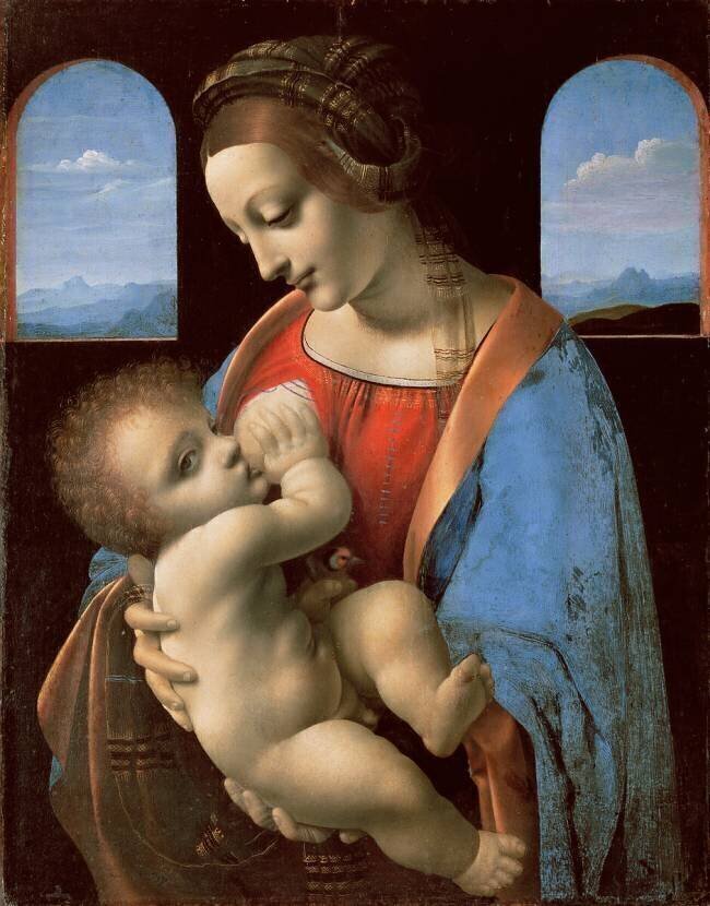 La Litta Madonna Léonard de Vinci