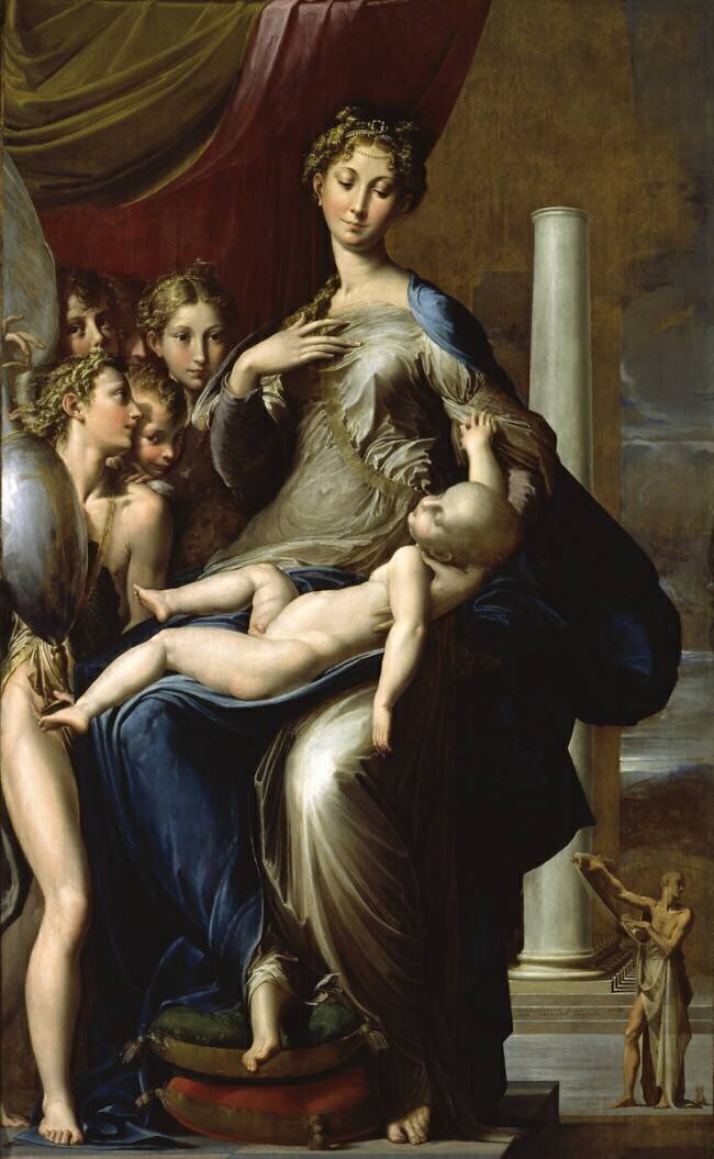 La Madone au long cou Parmigianino