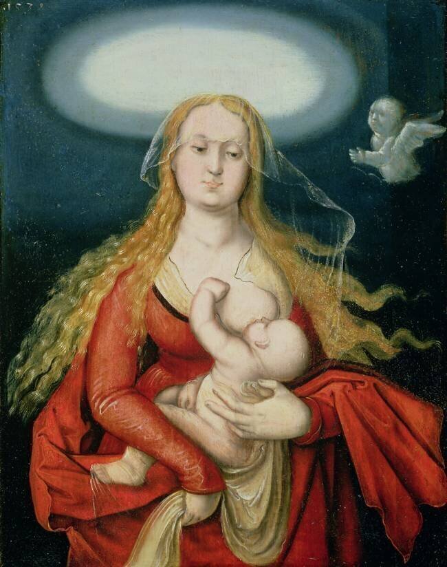 La Madone et l'enfant Hans Baldung