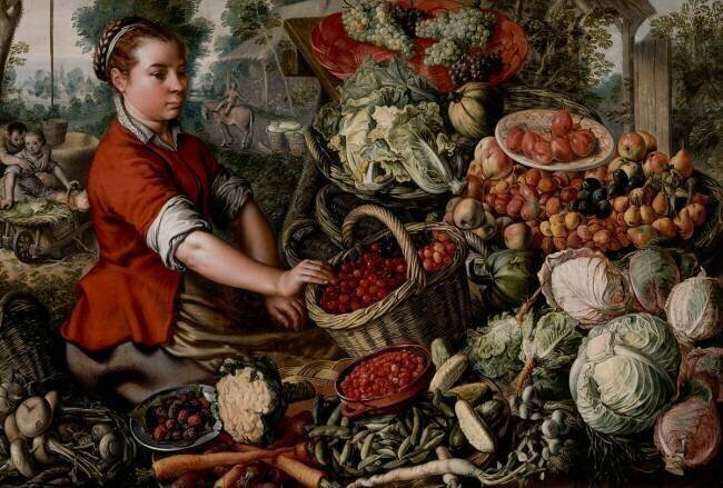 La Pourvoyeuse de légumes Joachim Bueckelaer