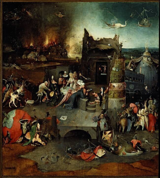 La Tentation de Saint Antoine Jérôme Bosch