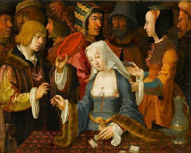 La Tireuse de cartes Lucas van Leyden