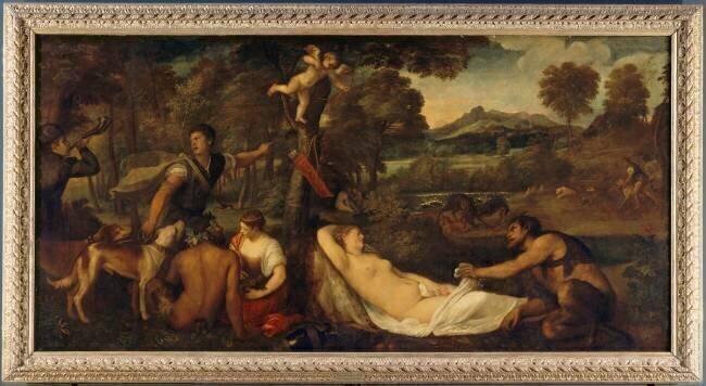 La Vénus du Pardo, dit à tort Jupiter et Antiope Titien