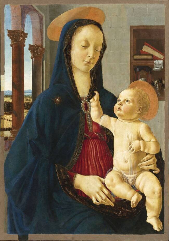 La Vierge et l'Enfant Domenico Ghirlandaio